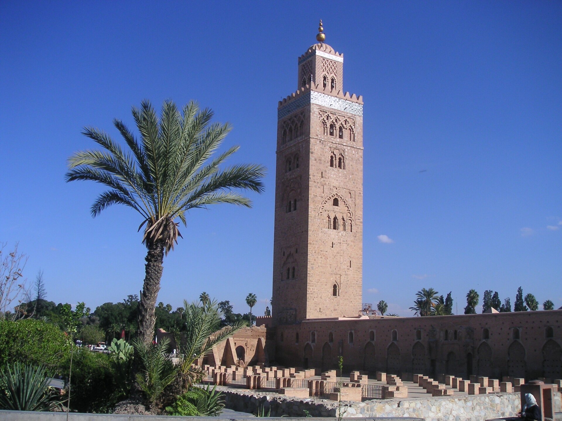 Le minaret de la Koutoubia à Marrakech